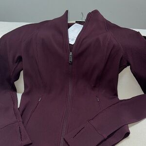 Athleta Deep Burgundy Jacket NWT
